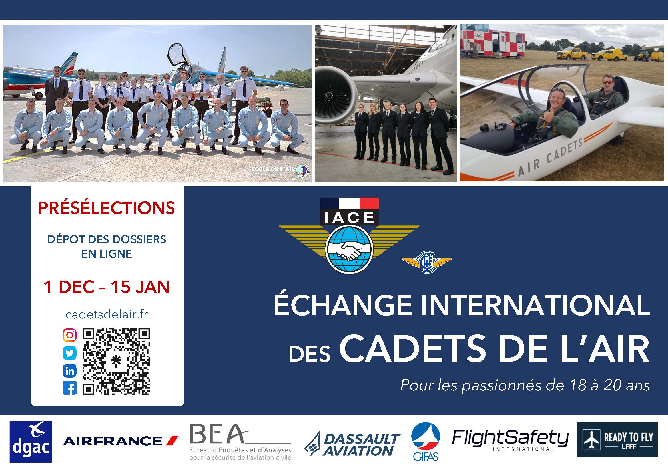 Air Cadets 2023: preselections open from 1 December 2022