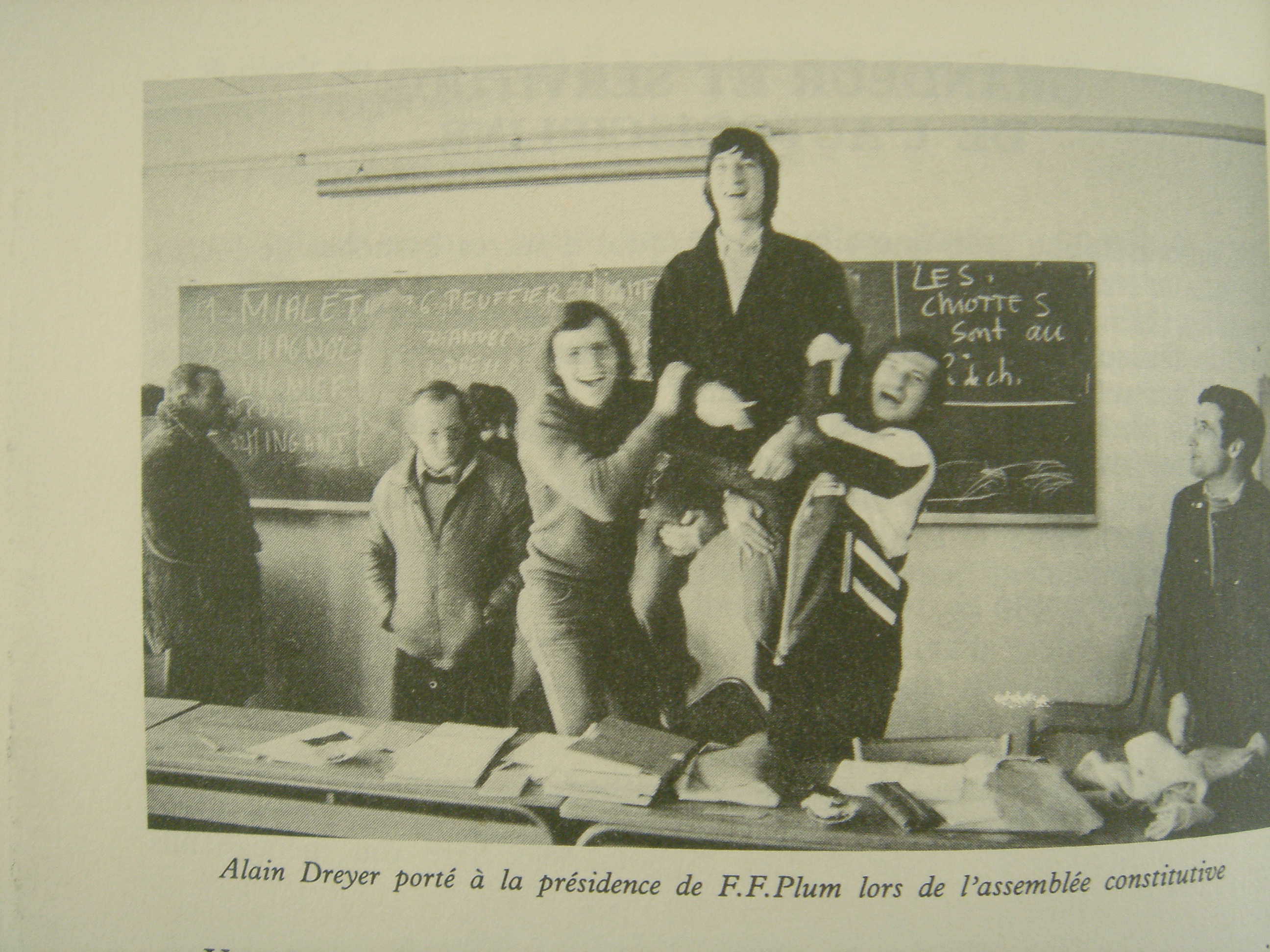Election of Alain DREYER in 1981