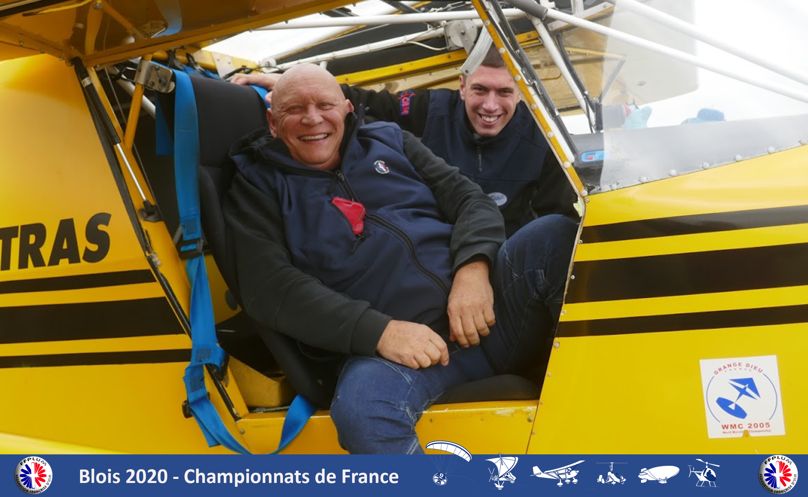 Didier Eymin and Enguerrand take off!