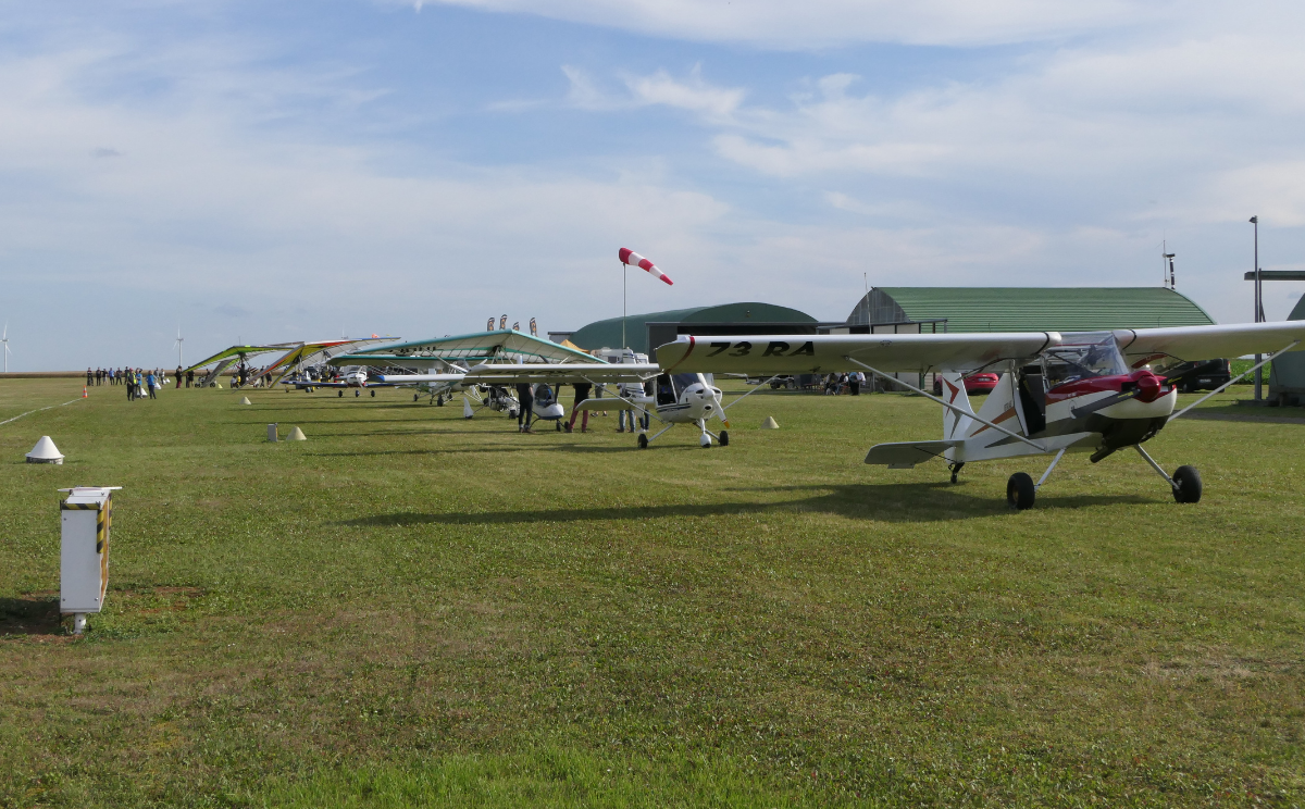 The Classic Class competitors ready for their event