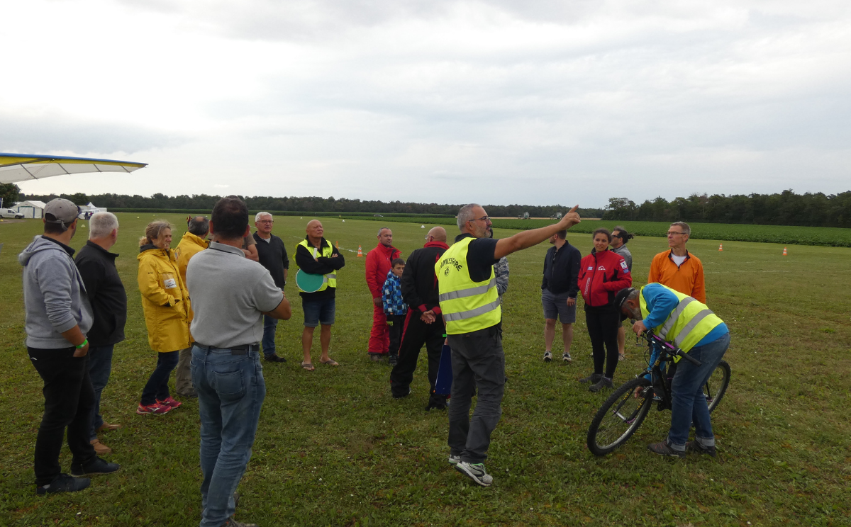 Final instructions from the Flight Director