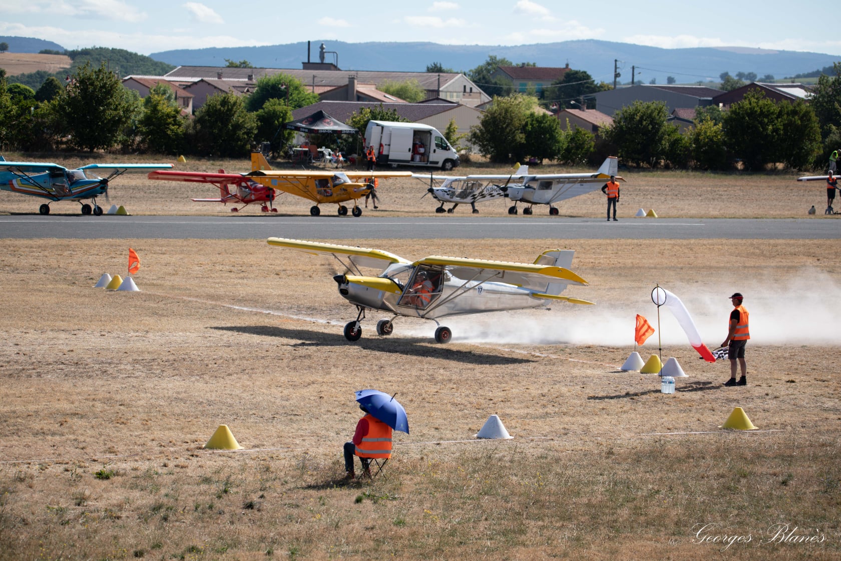 Three-axis take-off