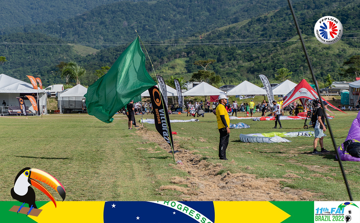 Green flag, flying today, Tuesday 26 April!