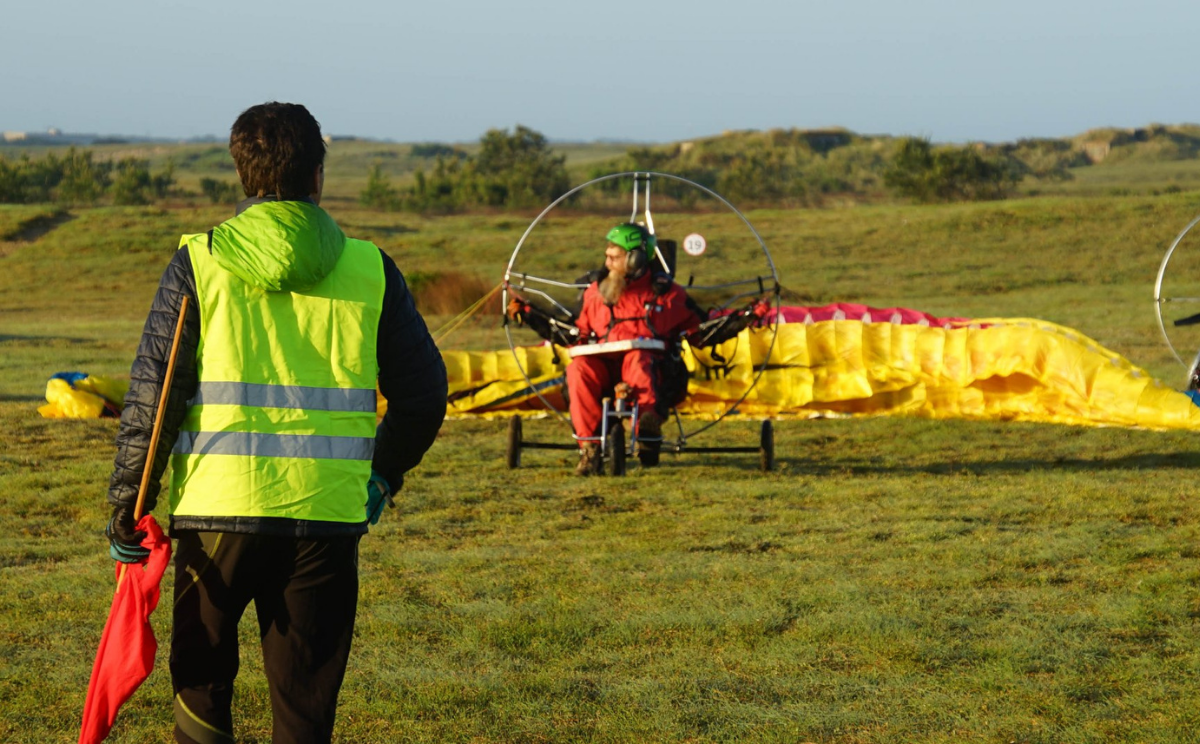 Take-off in PL1 (trike)