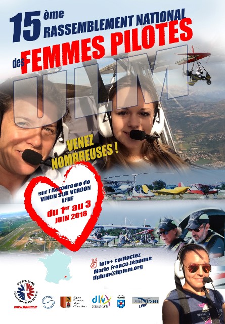 poster 15th women pilots' meeting