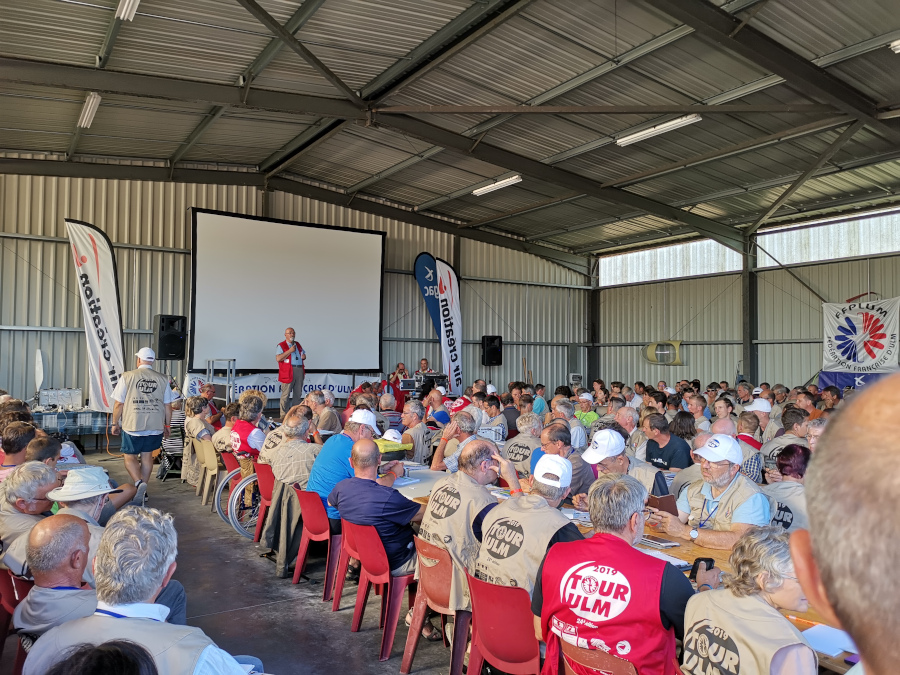First general briefing with the pilots