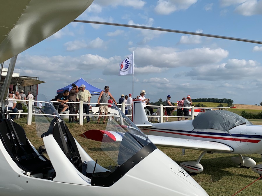 A magnificent welcome at Condom aerodrome