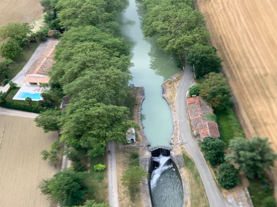 A lock on the canal