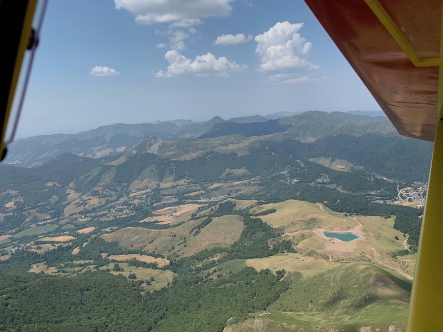 The Cantal mountains