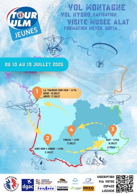 Youth Microlight Tour 2026 poster